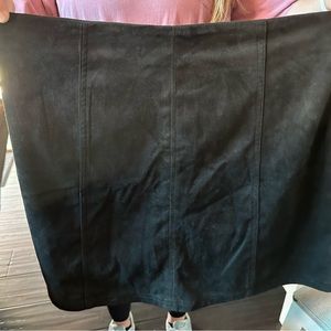 Suede Skirt